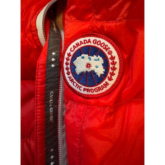 Canada Goose Brookvale Red Coat Jacket Authentic EUC Down Parka L-READ DESCR - Picture 3 of 14